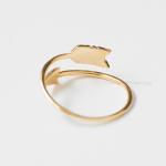Arrow rings,adjustable ring in gold