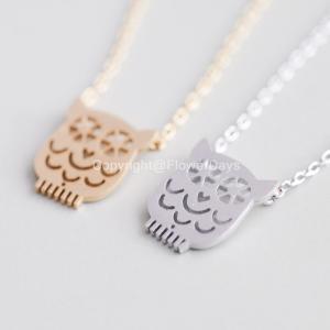 Cute Owl Pendant Necklace