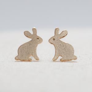 Brushed Bunny Earrings