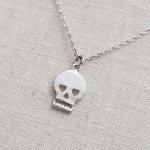 Tiny skull necklace
