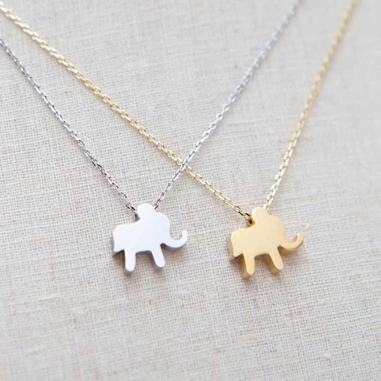 SALELucky Elephant Necklace In Silver on Luulla